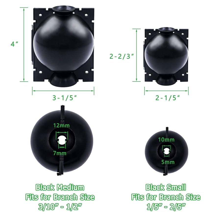10 Pack Tree Root Growing Box, Rooting Ball Grafting Tools, Reusable High Pressure Tree Root Air Layering Propagation Kit Propagator Pot | IE
