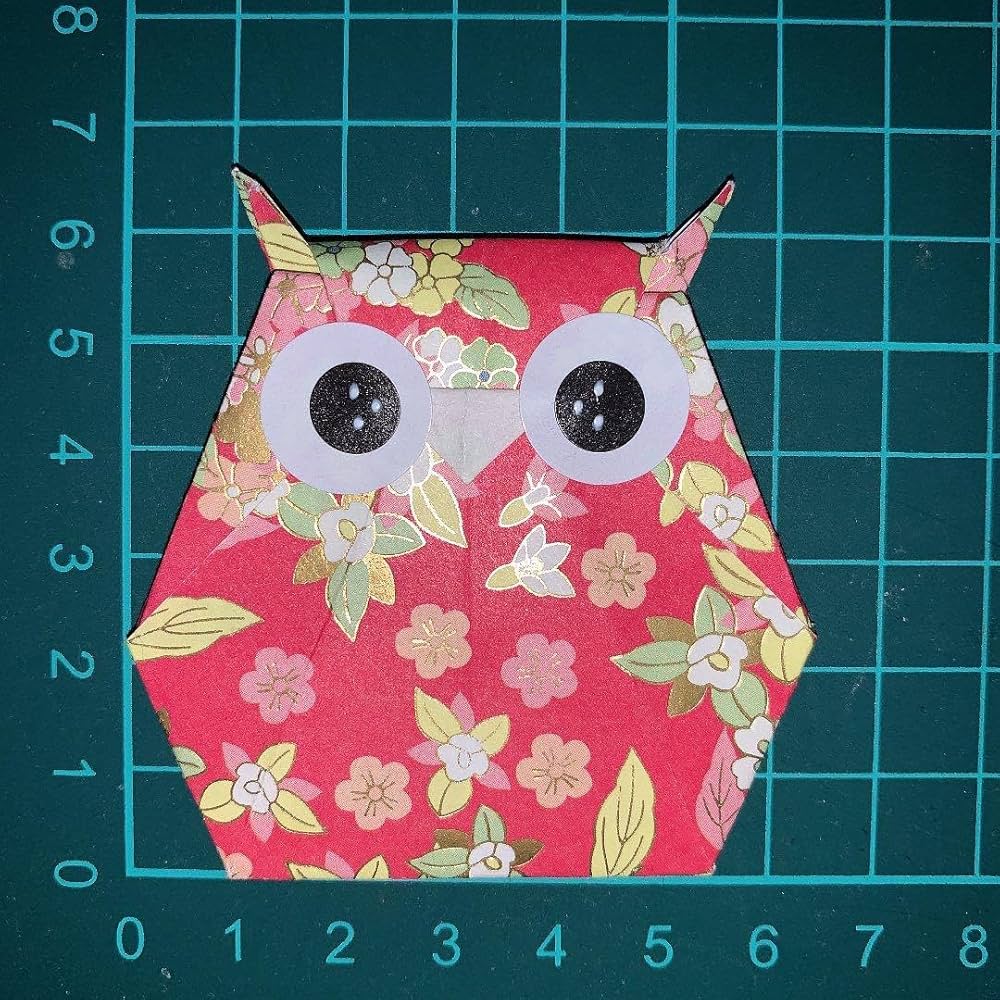 Amazon.co.jp: 002②折り紙 ふくろう20個 敬老の日 : 文房具