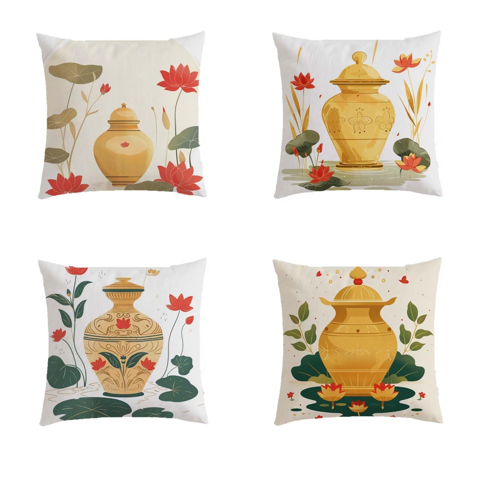 Housse de coussin 60x60cm jaune : rénovez facilement votre salon de jardin