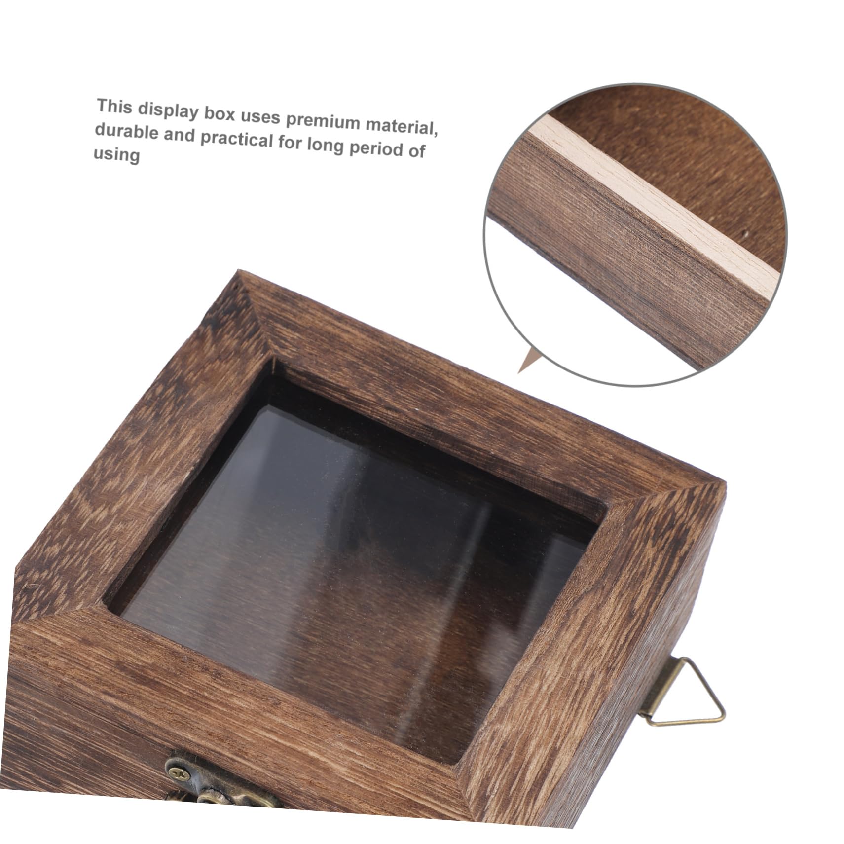 ERINGOGO 3pcs Box Vintage Chinese Style Butterfly Display Case Wooden Box Insect Storage for Dried Flower Display Sturdy