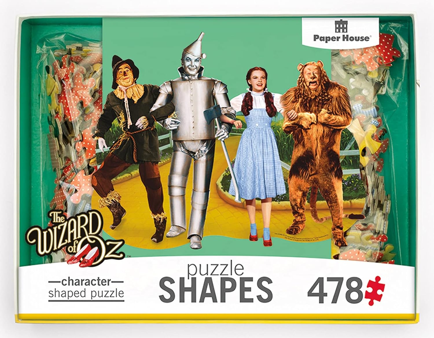Paper House Productions Wizard of Oz Off to See the Wizard 478-piece Die Cut, Shaped Jigsaw Puzzle