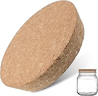 Wooden Tapered Cork Plugs, 5.5-6.3 Inch Diameter Large Cork Bottle Stoppers Large Corks Canning Jar Lids Wood Plugs Corks Lids Natural Soft Wood Replacement-Cork for Arts DIY Crafts Canning Bottles