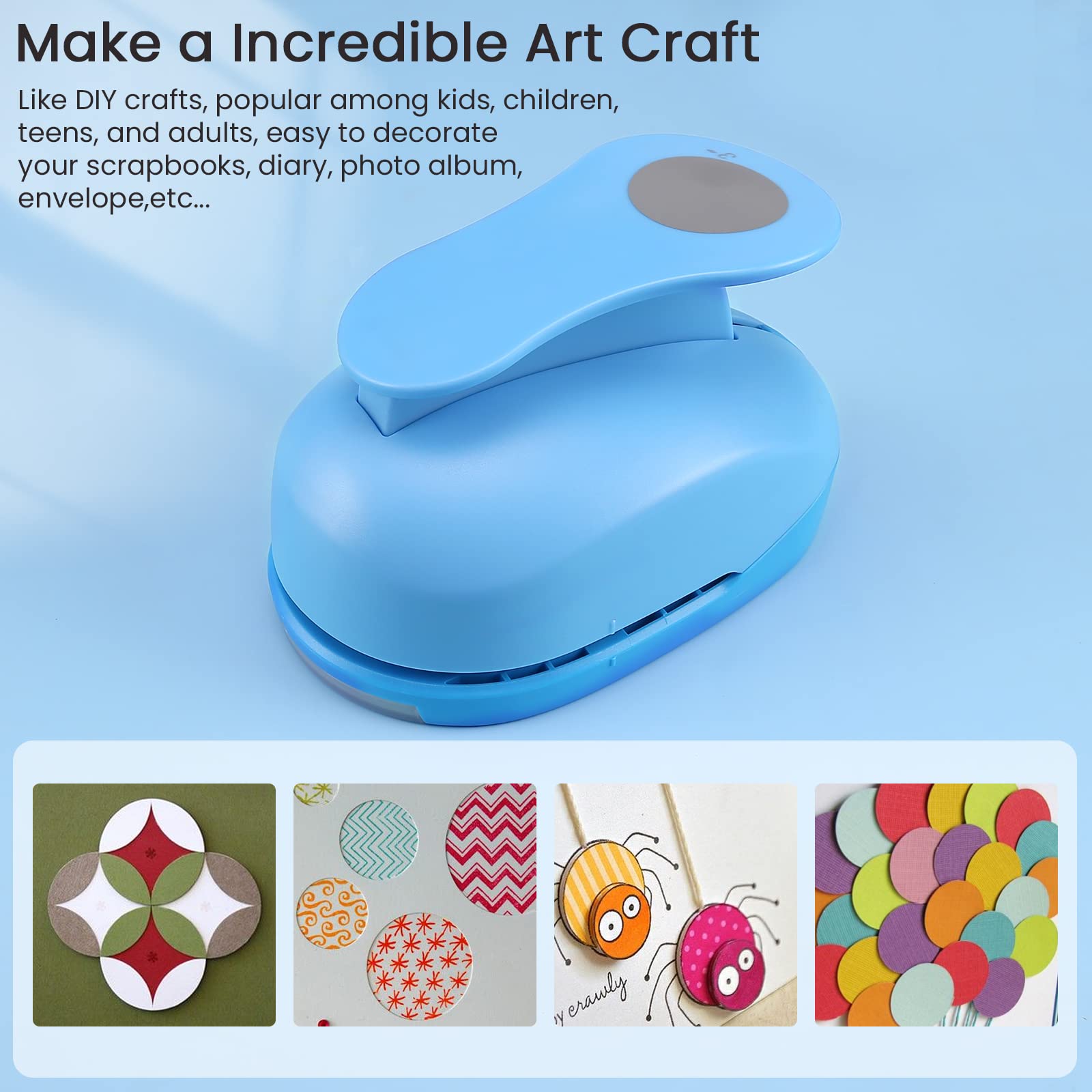 MyArTool Perforatrice A Forma Di Cuore 7,6 Cm – Punzone A Leva Per Album, Biglietti E Decorazioni Di Carta