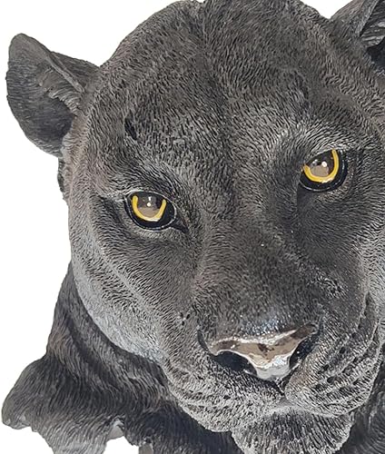 Miniatura 3 de Estatua de la cabeza, coleccionables colgantes de pared, figuras 3D para el hogar, sala de estar, mueble de TV, decoración de restaurante, pantera