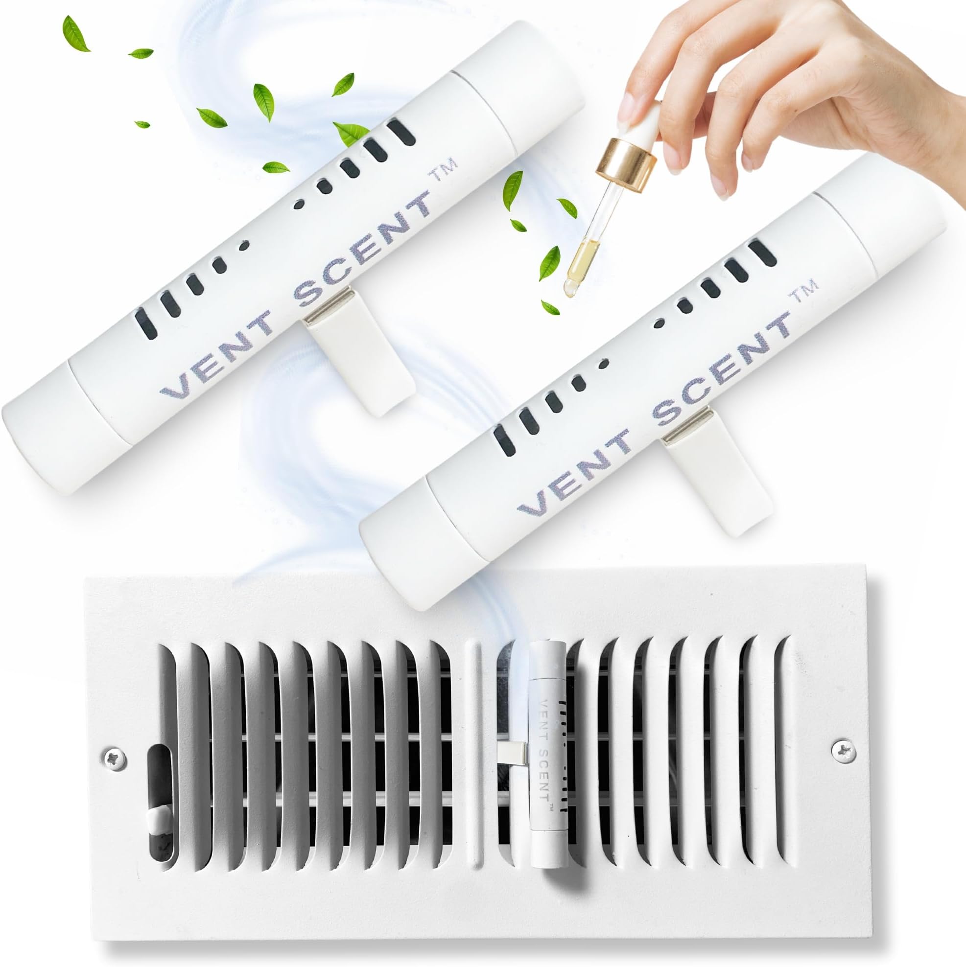 Whole Home Air Freshener | Custom Scent of Your Choosing | Passive Essential Oil Diffuser | Easier Placement Than HVAC Furnace Filter or AC | Adjustable House Freshener & Fragrance System