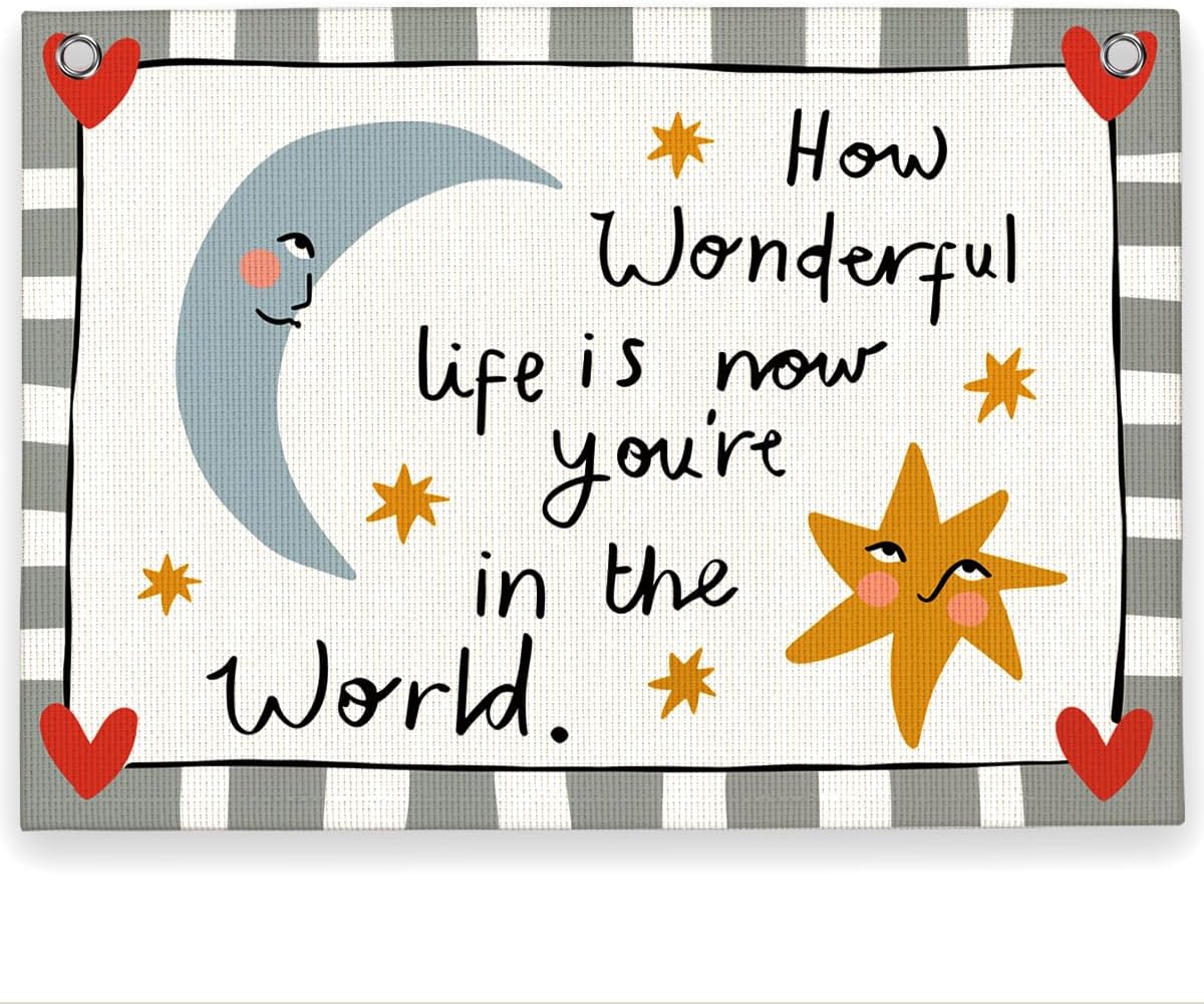 Whimsy Classroom Decor Retro Classroom Wall Hanging Canvas Banner