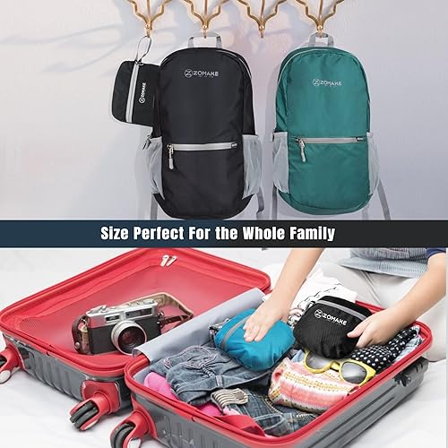 Miniatura 6 de ZOMAKE Mochila ultra ligera y compactable Mochila de senderismo resistente al agua Mochila pequeña Mochila de camping al aire libre plegable y