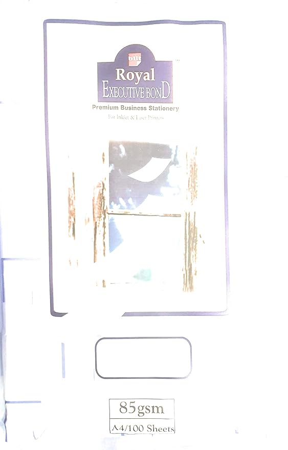 Royal Executive Bond Paper A4 Size 85Gsm 100Sheets Pack Amazon.in