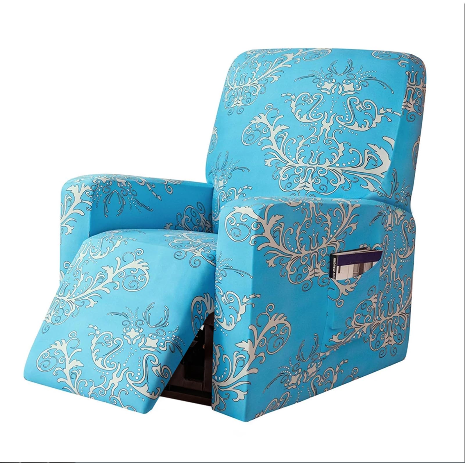 Funda de sillón reclinable elástica ideal para salones familiares con niños