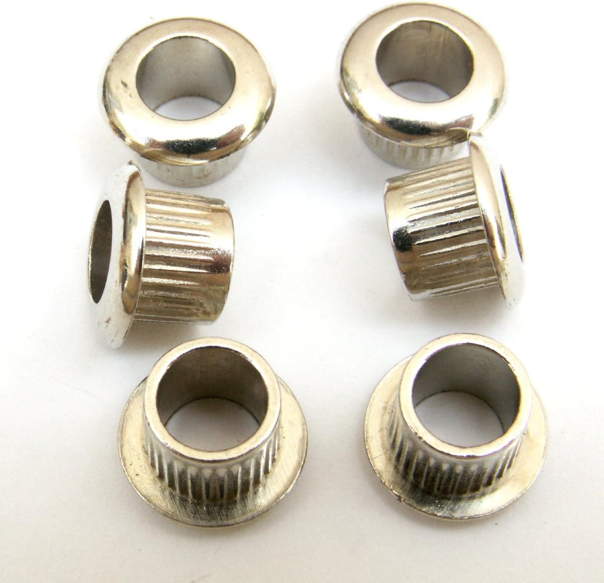 Janika Acoustic Guitar Machine Head Bushes 6 Chrome Plated Metal