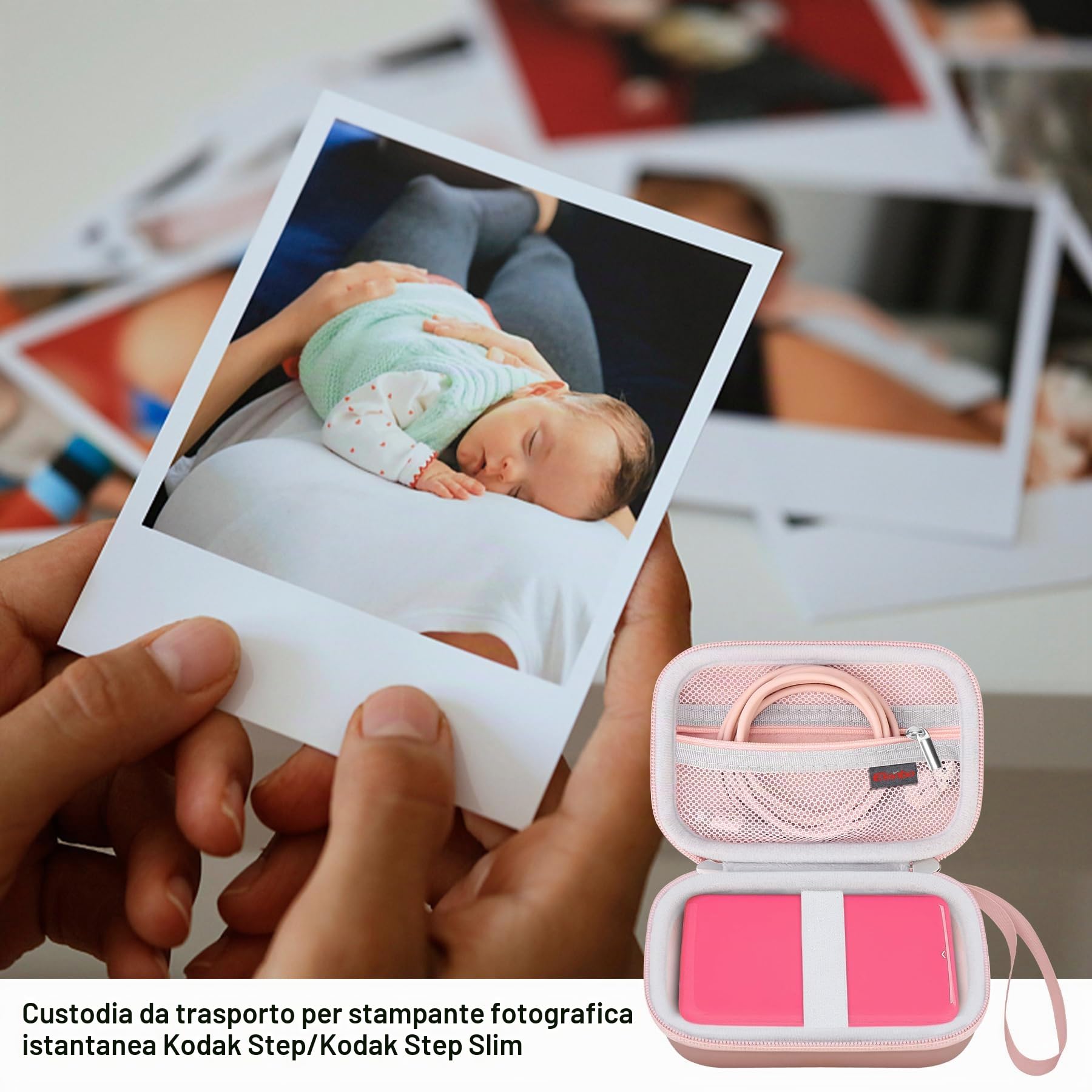 Elonbo Custodia per KODAK Step/KODAK Step Slim Mobile Instant Photo Stampante a colori