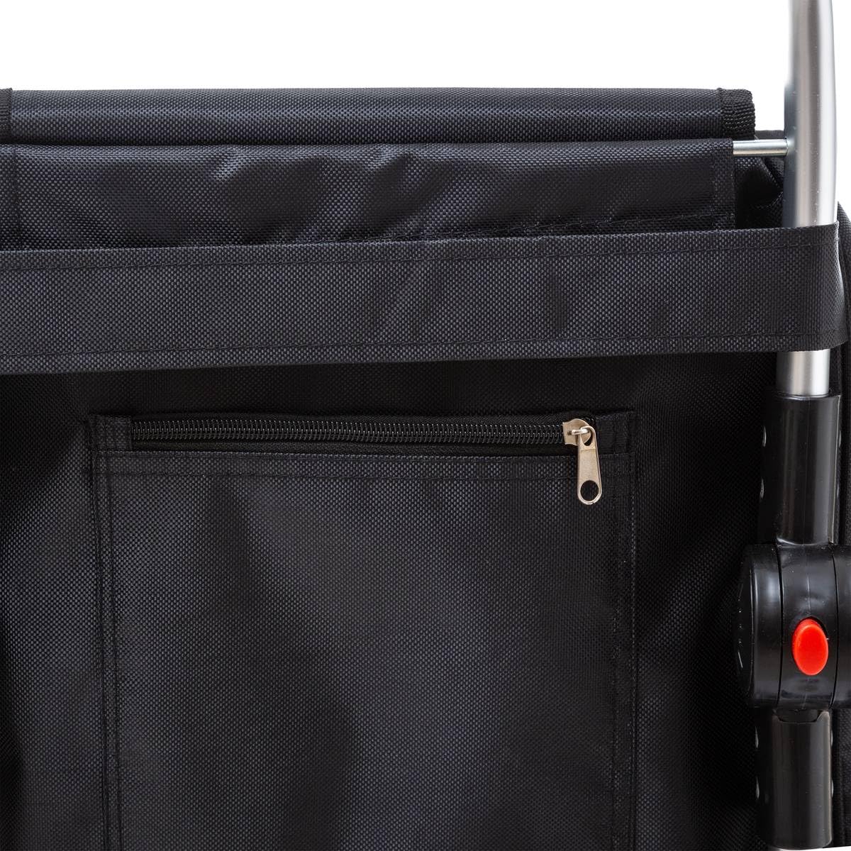 AC-Déco Chariot de Course Pliable - Noir