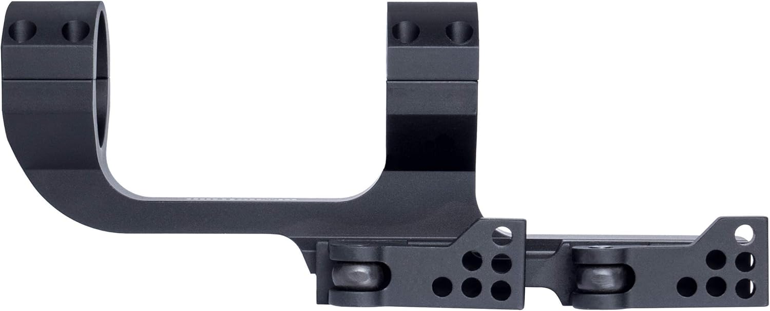 Monstrum Slim Profile Series Cantilever Offset Picatinny Scope Mount with Quick Release