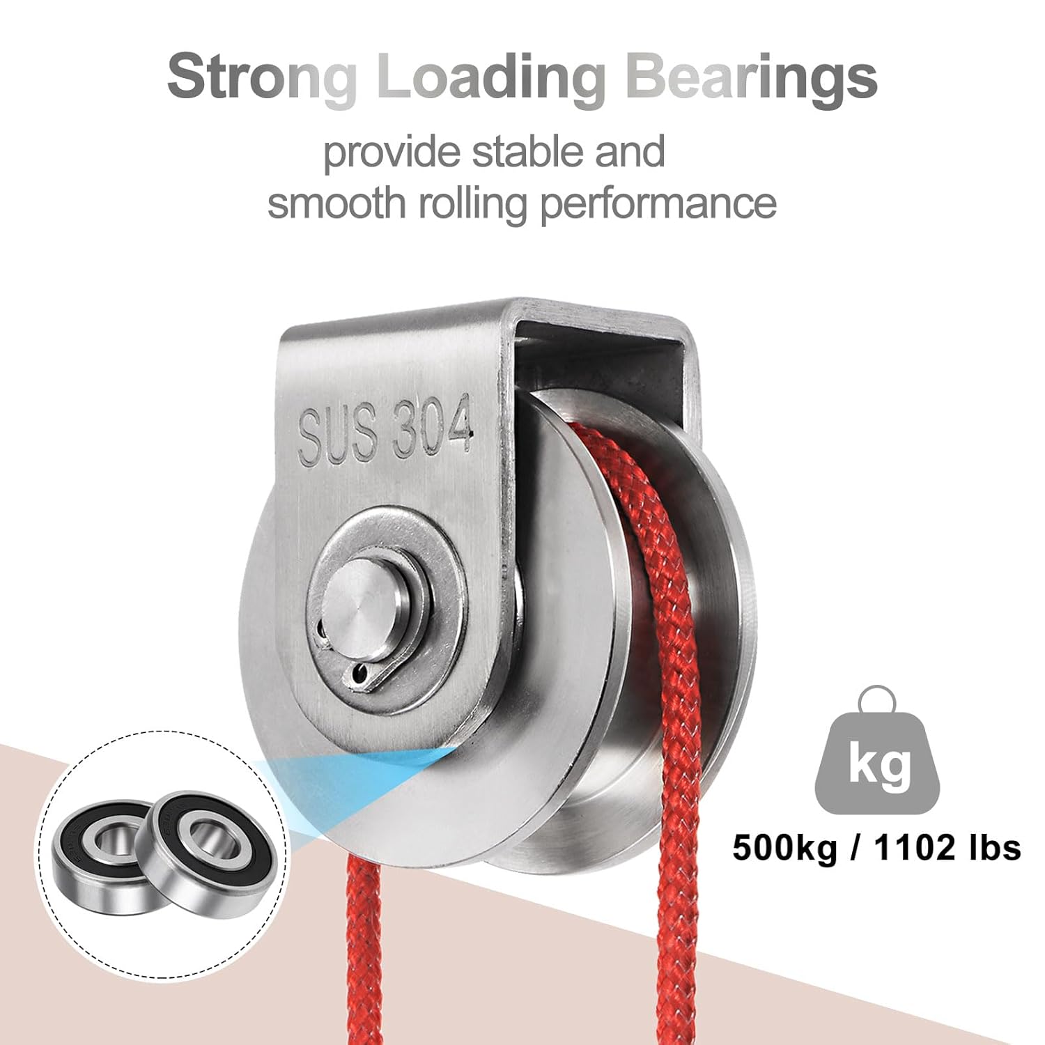 HARFINGTON 2pcs 2.7" H Groove Wheel Sliding Gate Caster, Rigid Caster Wheels with Bracket for Inverted 0.87" H-Track, 1102 lbs Capacity Per Wheel, for Garage Door, Lifting, Industrial Machine