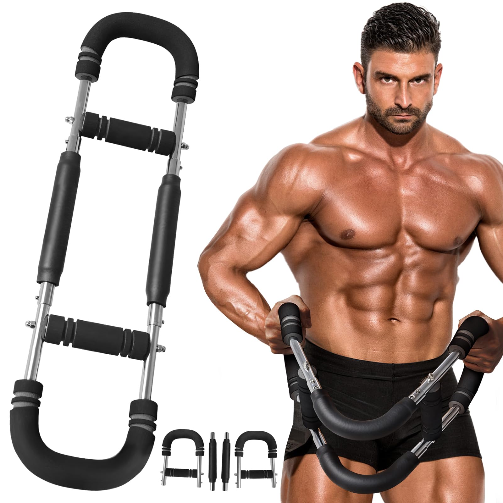 Dispositivo de entrenamiento de brazos, 30-40 kg, expansor de resorte de alto rendimiento para ejercicios de hombro, brazo y pecho, entrenamiento de la parte superior del cuerpo, equipo deportivo para