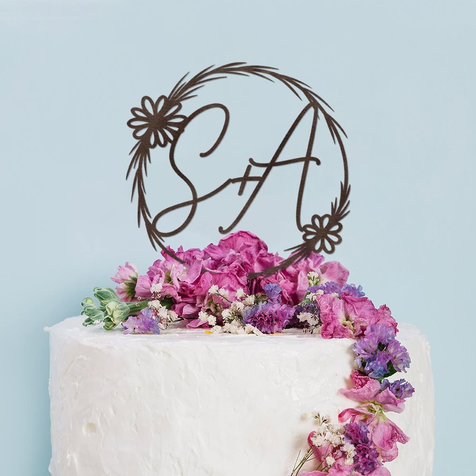 FIGURINE DECOR DE GATEAU,16--Décoration De Gâteau En Acrylique Doré