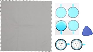 Dual Lens Guards Set,Sticky Lens Guard,Lens Protector for X3 - Scratch Resistant Sticky Lens Protectors, Panoramic Action Camera Accessories