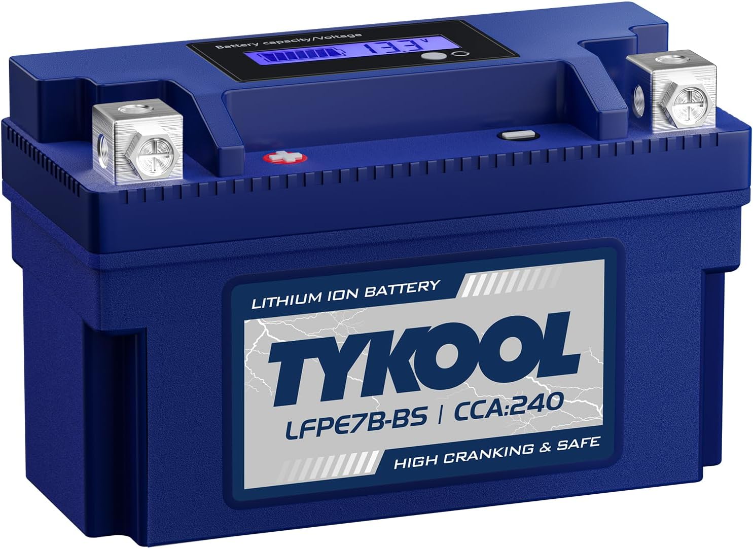 YT7B-BS, 240 CCA, 12V 4Ah,Motorcycle Powersport Battery High Performance Lithium LiFePO4 Battery,Fits for ATV, UTV,Jet Ski,PWC,Quad,Riding Lawn Mowers