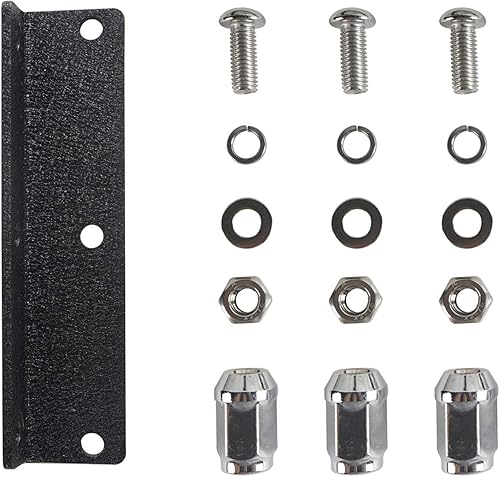 Miniatura 9 de Hooke Road Wrangler TJ - Soporte para neumático de repuesto para modelos Jeep Wrangler YJ TJ LJ 1987-2006, textura de acero resistente