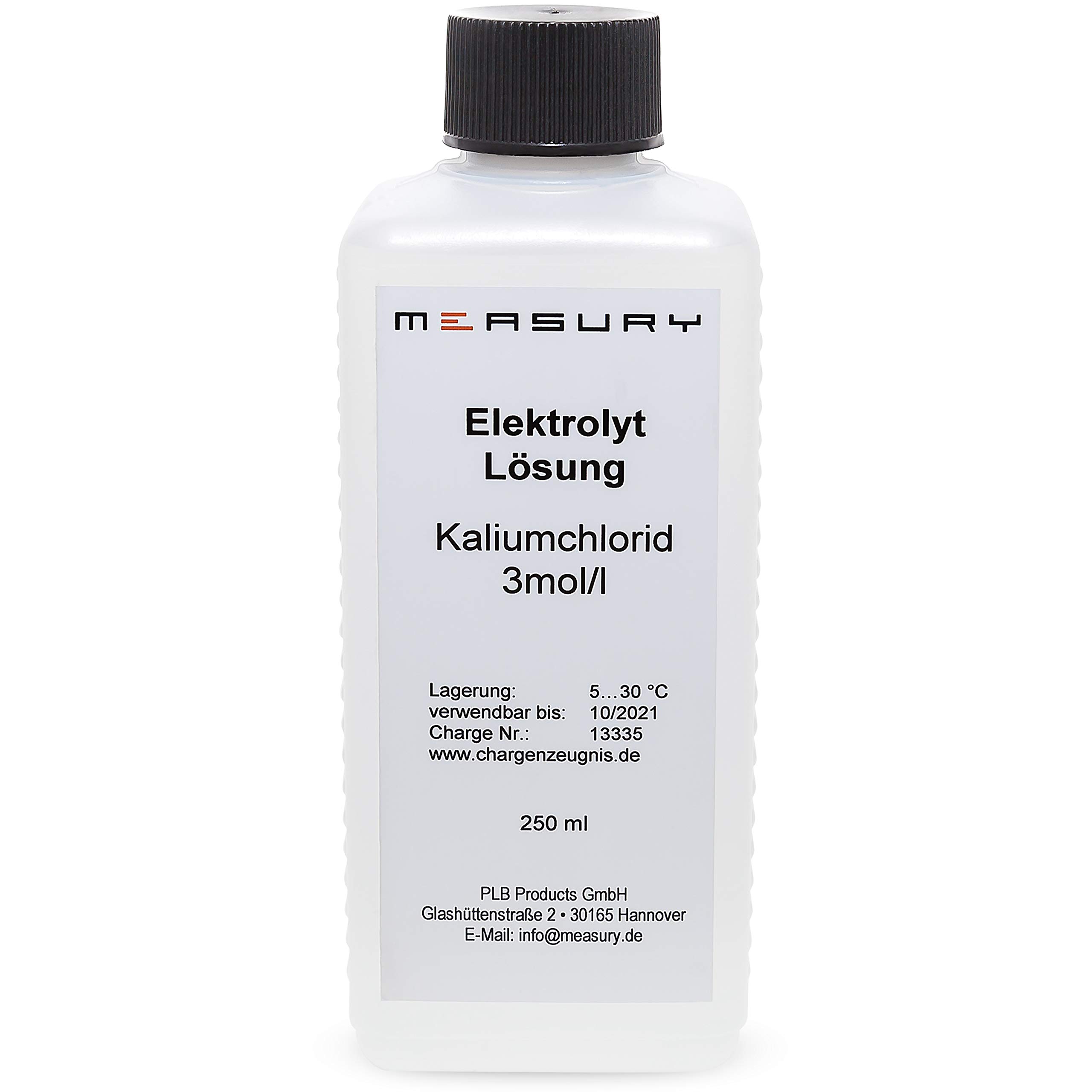 Soluzione di cloruro di potassio Measury KCL 3 MOL per elettrodi pH e redox