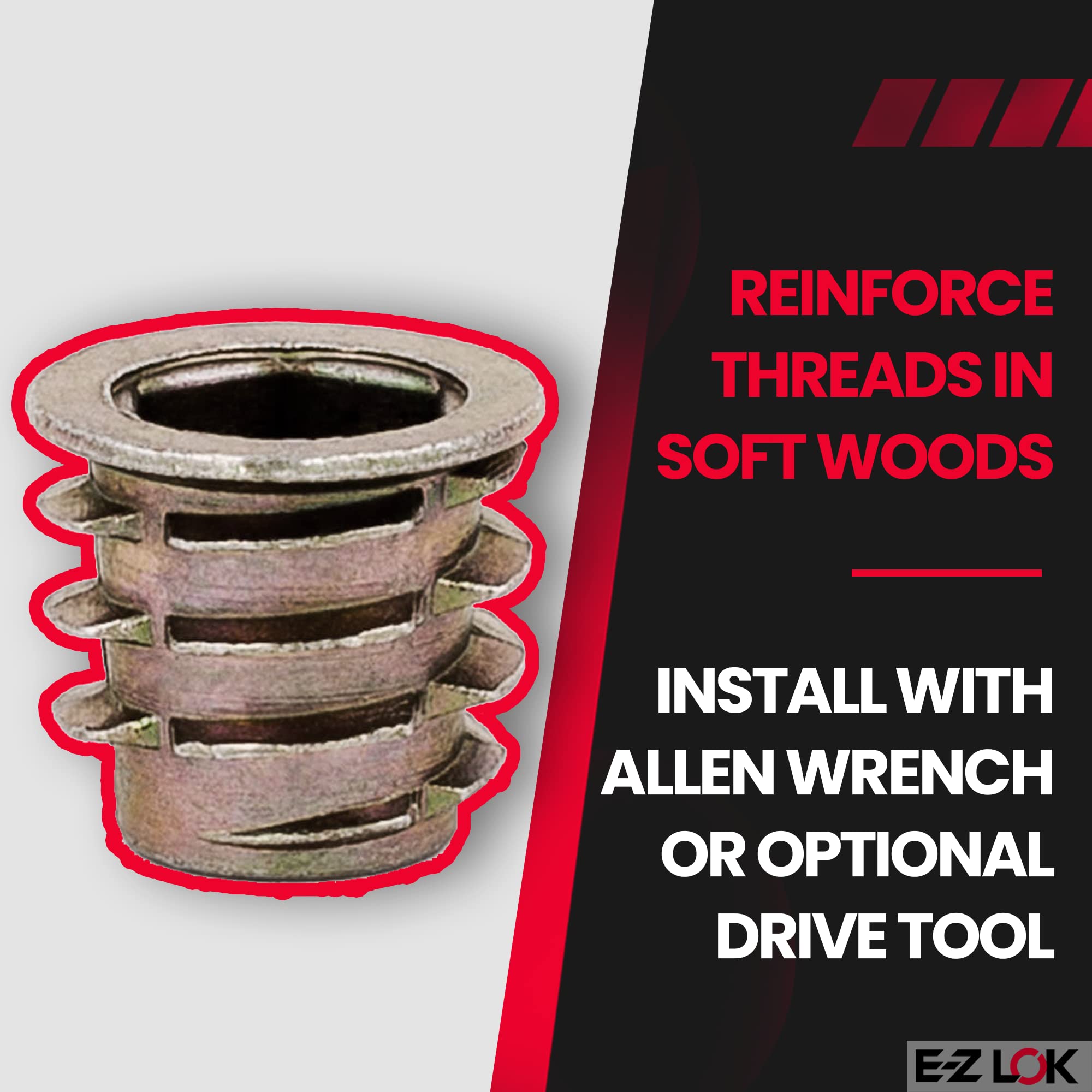 E-Z LOK Thread Inserts - Wood Fasteners -3