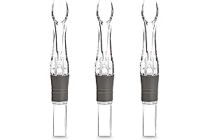 Wine Aerator Pourer Spout Set: Instant Wine Decanter Spouts to Enhance Your Wine Experience