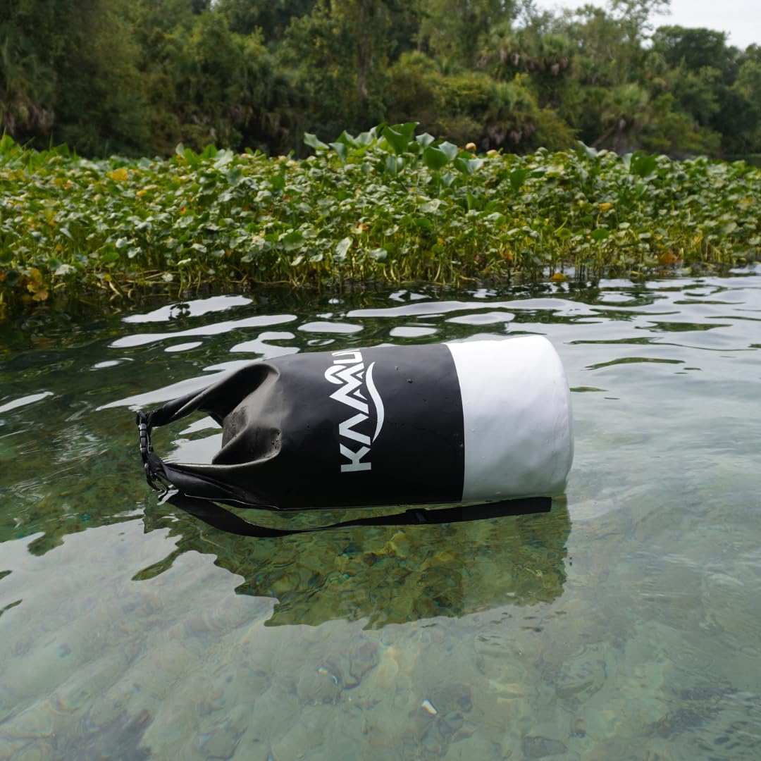 Kamuy Dry Bag Waterproof - Floatable Roll Top Dry Bag Backpack 20L for Kayaking, Fishing, Rafting, Deep River Dry Bag