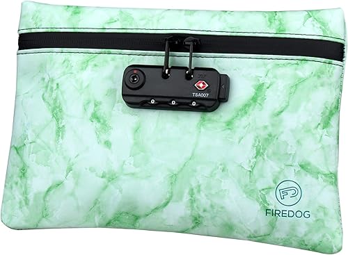 FIREDOG Lock - Bolsas a prueba de olores, forro de carbono de 6 x 9 pulgadas, a prueba de olores, contenedor para almacenamiento de artículos de