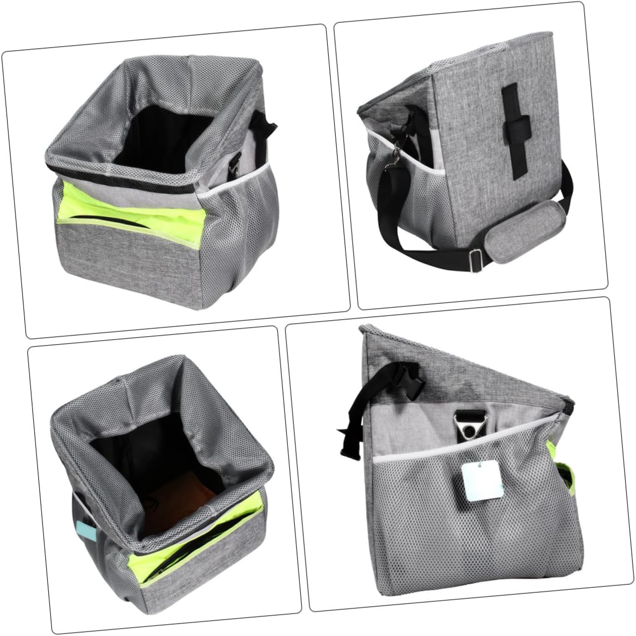 Totority Folding Pet Carrier for Dog Oxford Cloth Front Handle Bike Pet Basket Mesh Liner Safe for Use