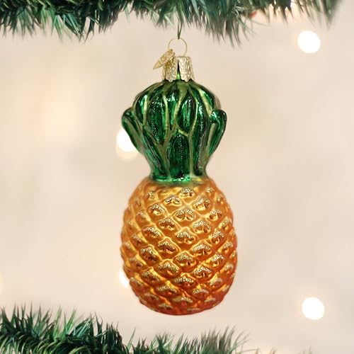 Miniatura 6 de Adornos de Old World Christmas Selección de frutas - Adornos de vidrio soplado para árbol de Navidad, sandía