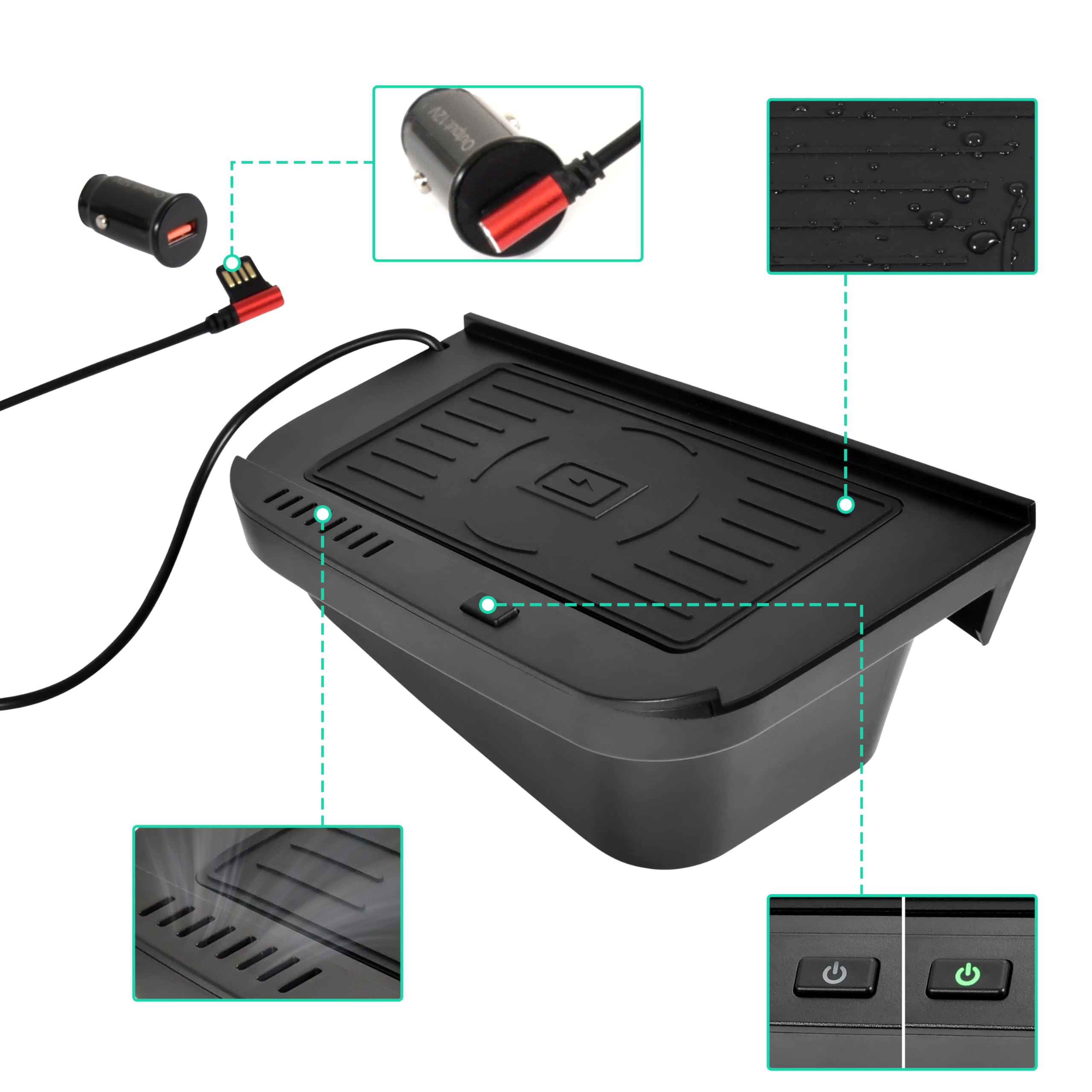 Dodge Charger Mopar Wireless Charging Pad Mopar Wireless Charging