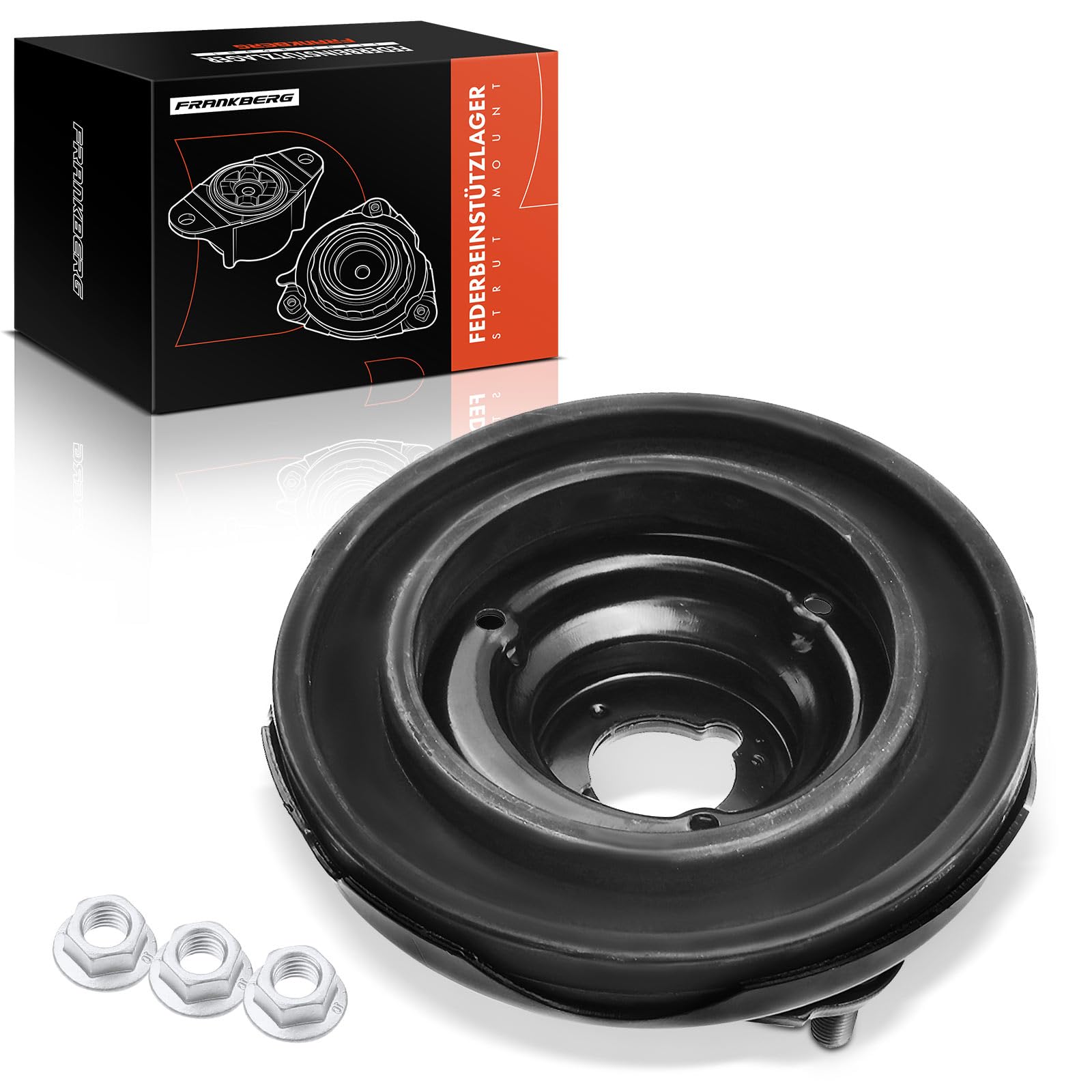 Frankberg Federbeinstützlager Hinterachse Links Kompatibel mit X-Trail T30 2.0L SUV 2001-2013 Replace# 552658H50A