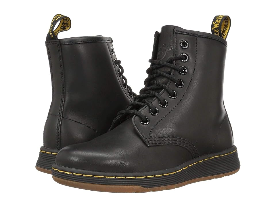 

Dr. Martens Newton 8-Eye Boot (Black Temperley) Lace-up Boots