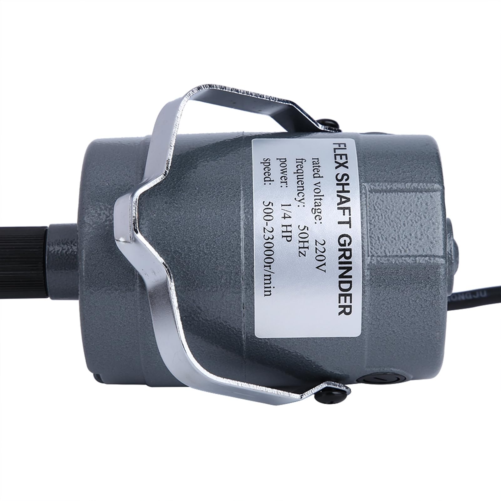 Amoladora de Eje Flexible Herramienta de Amoladora Rotativa de Velocidad Variable Carcasa de Metal 500 a 23000 RPM Mandril de 0,3 a 4,0 Mm con Pedal para Pulir, Lijar, Grabar