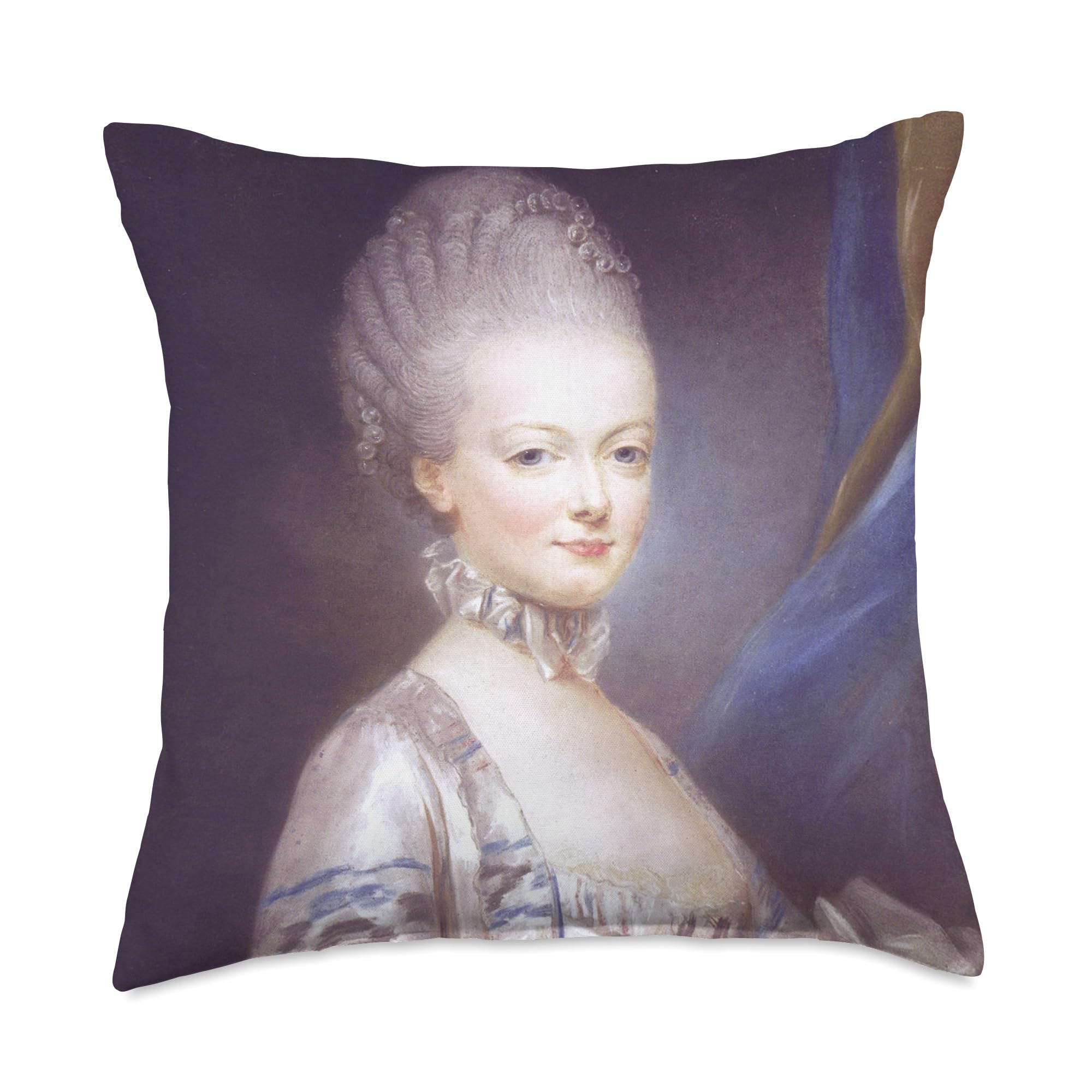 Young Marie Antoinette Painting Portrait (1769) Throw Pillow