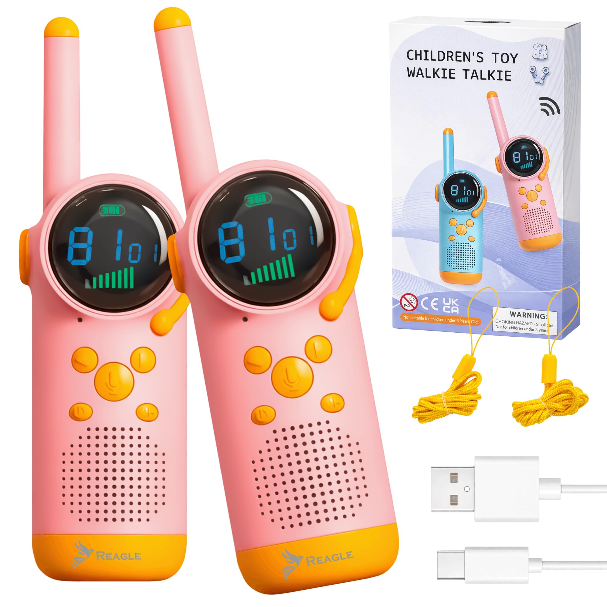 Reagle Talkie Walkie Enfants Rechargeable