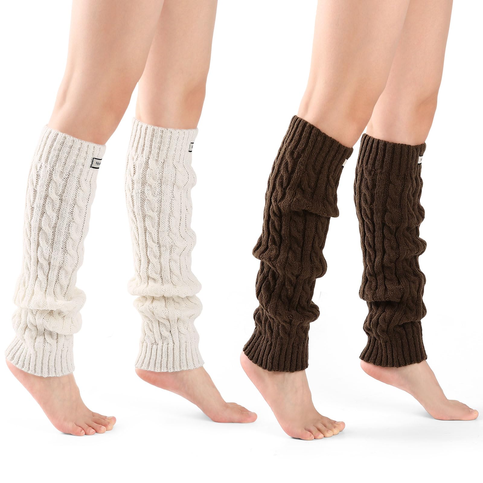 FGZ Leg Warmers for Women 80s 90s Outfit Fashion Ribbed Leg Socks Sports Yoga