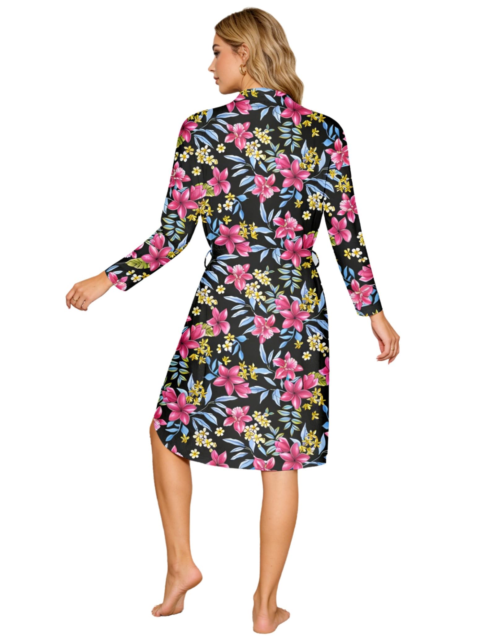 Donna Pyjama Demergenza Stampa Morgenmantel con Coperta Bambini Cappello Bambini Outfit Tre Pezzi Dopo La Nascita Ospedale Periodo Allattamento E Casa