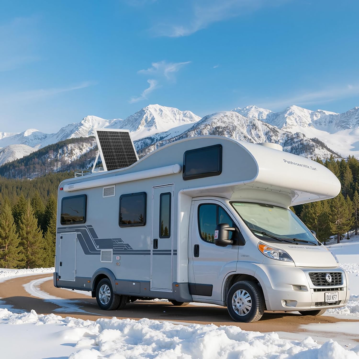 VEVOR 20W 12V Solar Panel Battery Charger, Solar Battery Trickle Charger Maintainer with Intelligent MPPT Controller & Adjustable Mount Bracket, IP67 Waterproof for Car Boat RV Motorcycle Trailer - Image 8