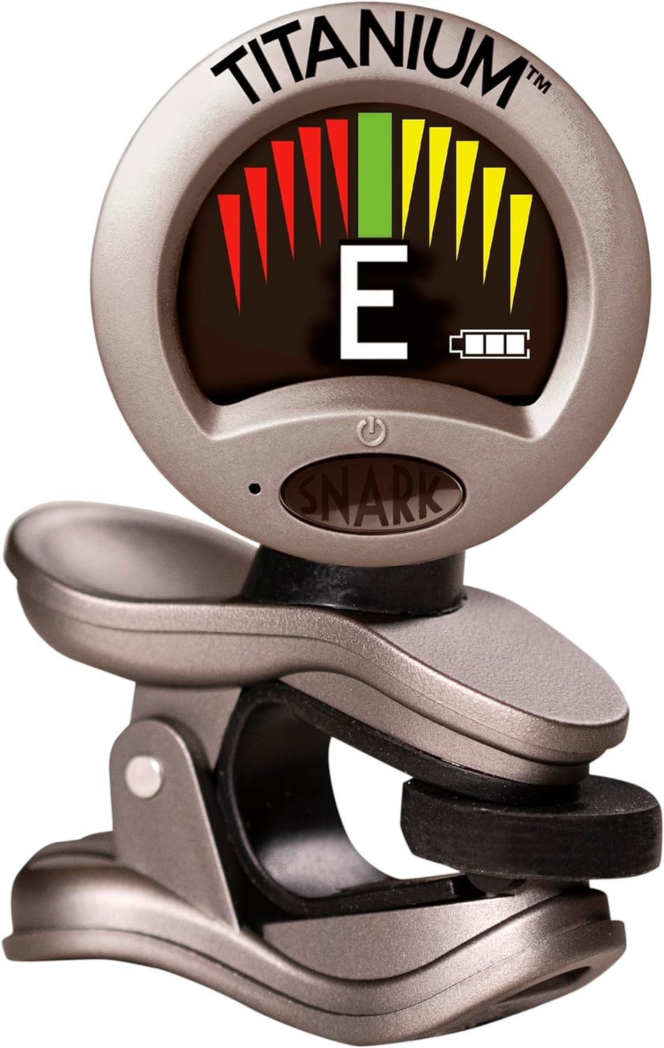 SNARK Afinador de guitarra recargable de titanio ST-8 (ST8-TITANIUM) (paquete de 2)