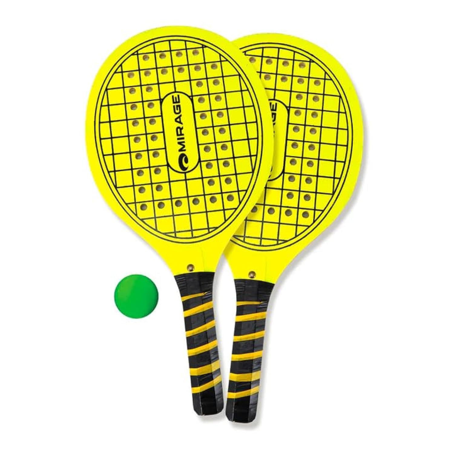 Raqueta Tenis Raquetas De Playa De Madera Con Pelota Juego Para