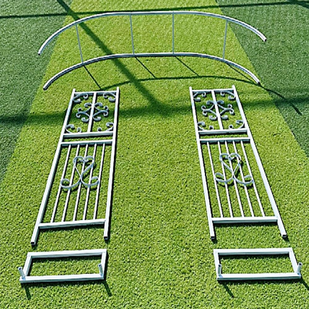 Stabiler großer Metall-Gartenbogen für Kletterpflanzen, elegantes Rosenspalier und Hochzeitsbogen, verstellbar, 140–340 cm, perfekte Pergola-Unterstützung für Hinterhof-Eingang und Gartenparty