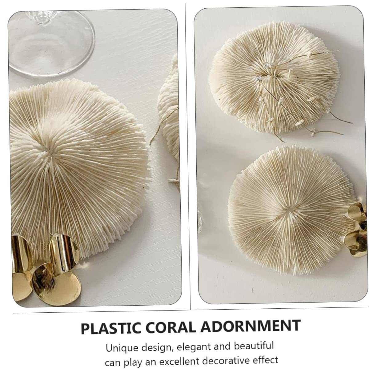 MAGICLULU Elegant 1pc Mushroom Decor Crafted Home Accessory Jewelry Desktop Adornment Mushroom Shaped Decor