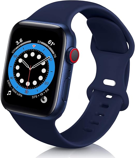 Navy blue apple watch band 44mm Clearance