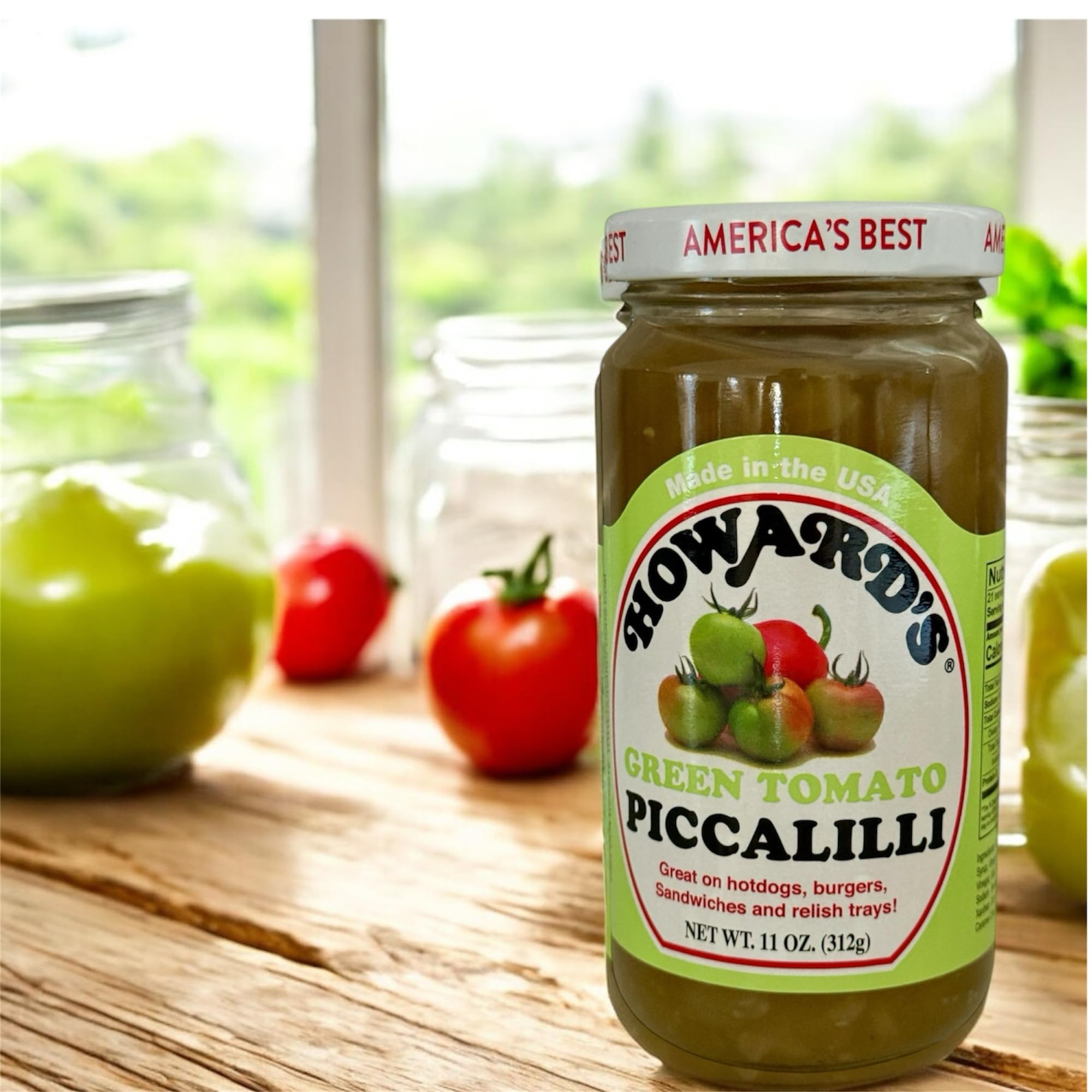 Amazon.com : Howard's Green Tomato Piccalilli 11 oz (312g