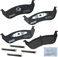 Vista 286 de Bendix Priority1 CFC154 - Juego de pastillas de freno de disco para Avanti II, Century, LeSabre, Regal, Riviera, chasis comercial, DeVille