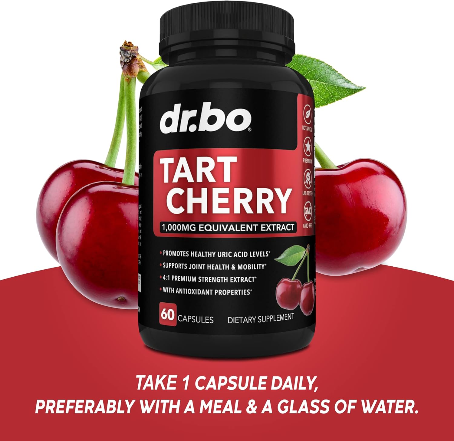 Buy Tart Cherry Extract Capsules Supplement Purge Uric Acid Cleanse