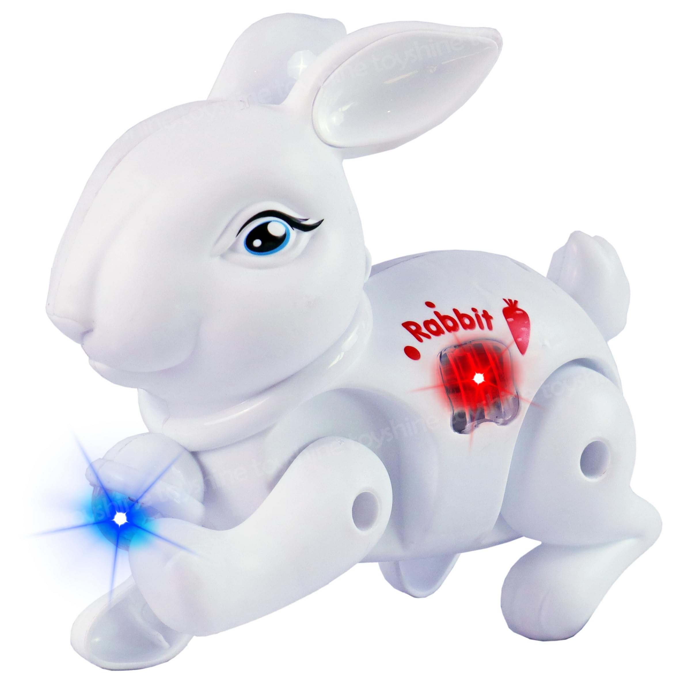 Toyshine Battery Operated Cute Interactive Walking Rabbit with Light & Sound Cuddly Electronic Pet Educational Features Toy for Kids - White (B0DBVGQM1C) Amazon Price History, Amazon Price Tracker