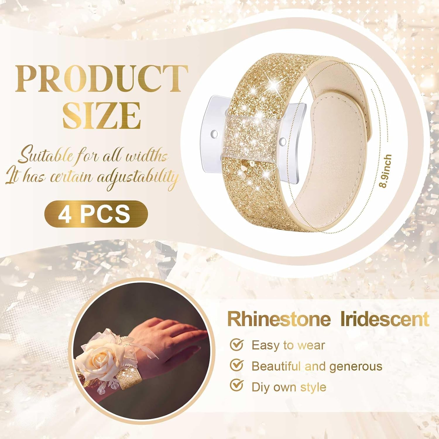 160 Pcs Slaplet Wrist Corsage Kit