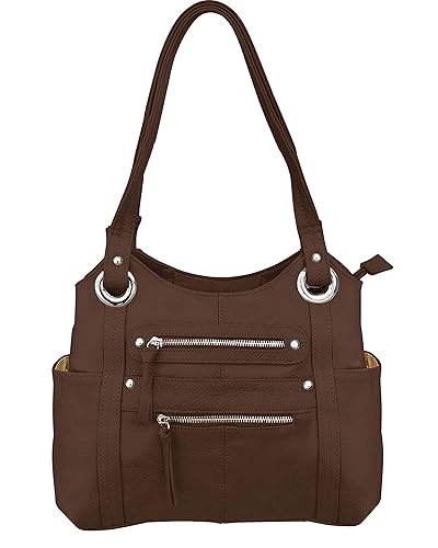 Roma Leathers Leather Locking Concealment Purse - CCW Concealed Carry